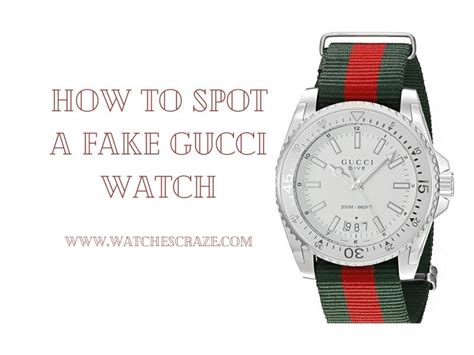 fake ladies gucci watch|how to spot a Gucci watch.